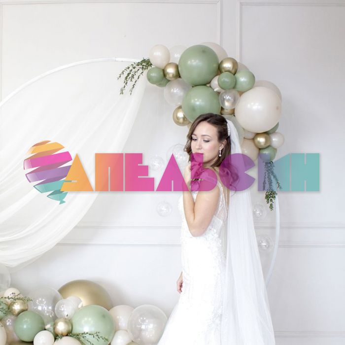 Шар пастель Бежевый S12"/30см (071) White Sand Белый песок 50шт/уп (Колумбия) 12071-50 170763