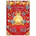 Плакат Вся правда о Юбиляре 40х60см со скретч-слоем 3292760