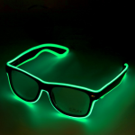 Очки с подсветкой GREEN зеленый 6066055