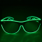 Очки с подсветкой GREEN зеленый 6066055