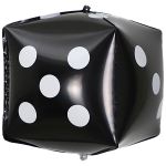 Шар куб Кость игральная Черный зарик Е24"/61см (Китай) 1209-0479