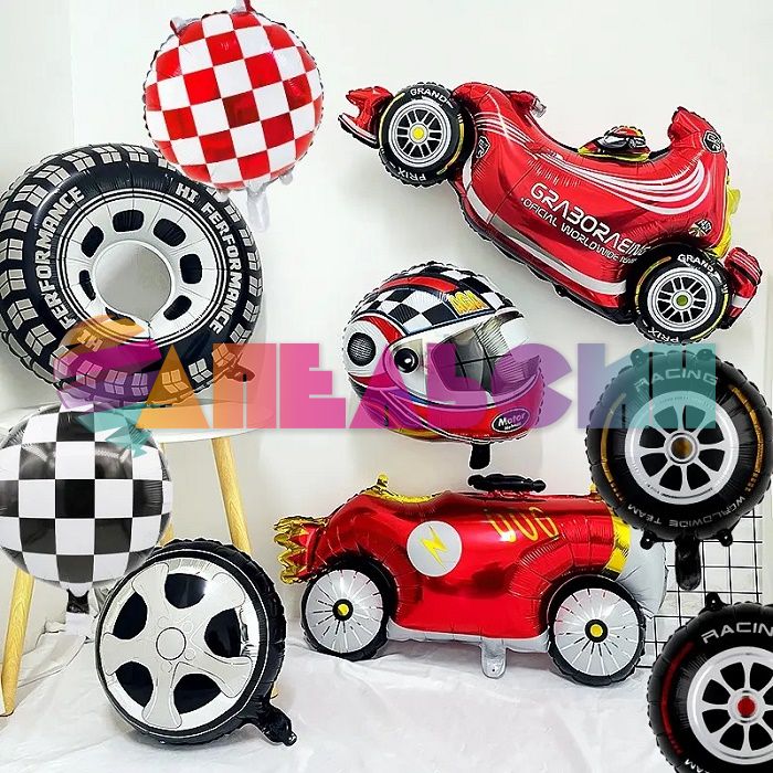 Шар фигура Шлем гонщика FL21"/53см (Китай) 23483