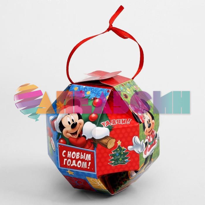 Коробка С НГ Микки 10х10х10см складная 1398642