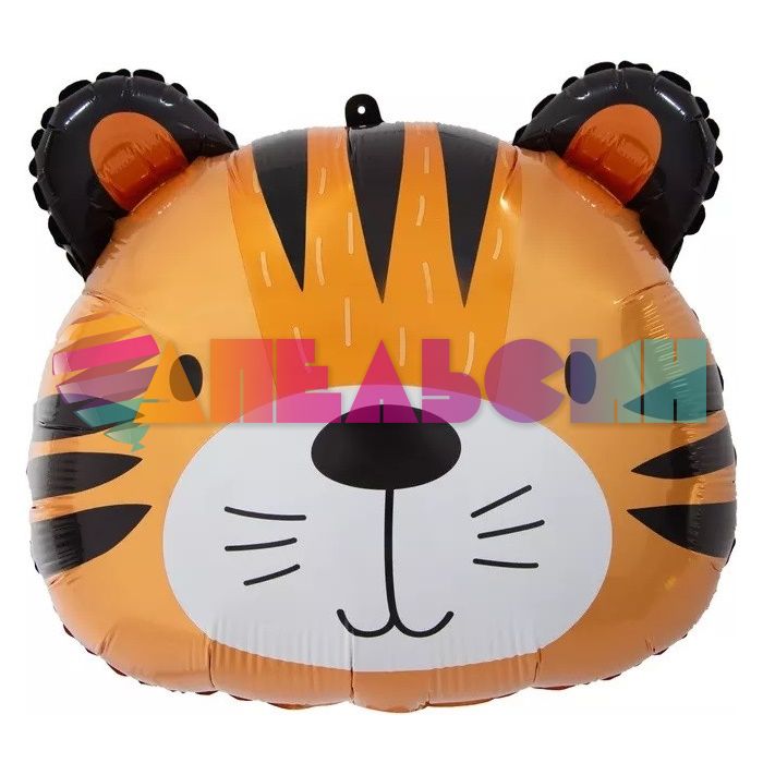 Шар голова Тигренок маленький FL23"/58см (Китай) 21909