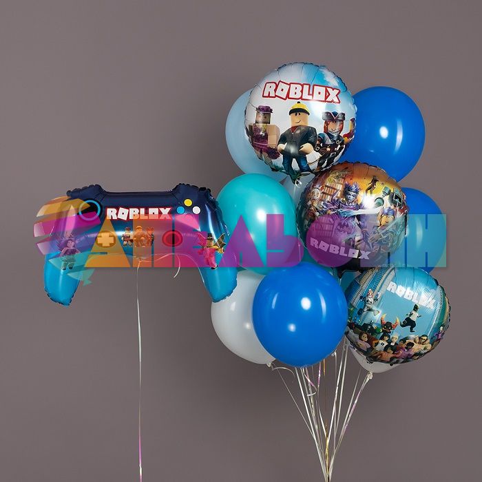 Шар фольга Любимая игра Роблокс демонстрация FL18"/48см круг (Китай) 27002