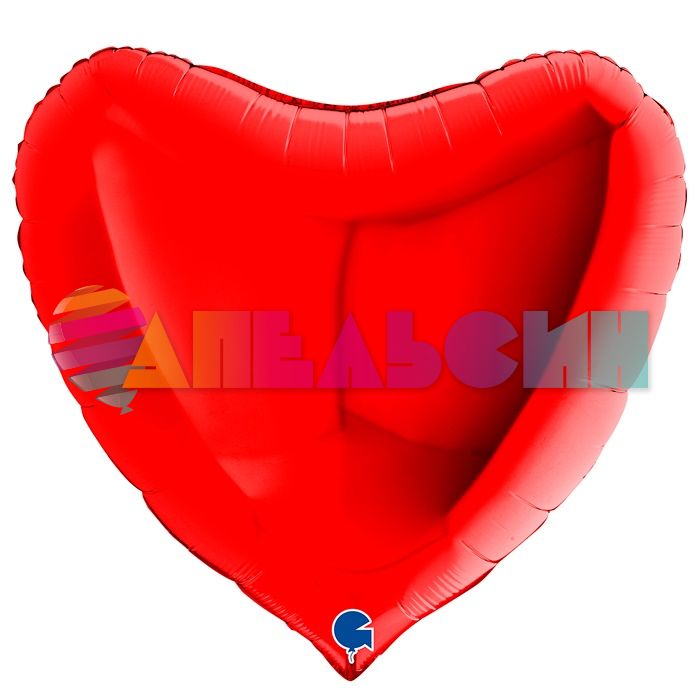 Шар сердце Красный G31"/79см (Италия) 31008R