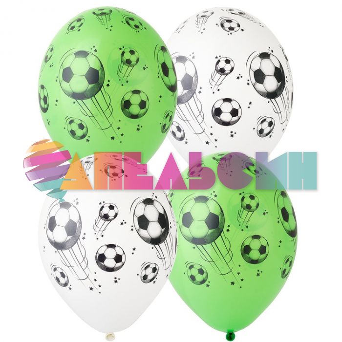 Шар латекс Футбол 14"/35см 25шт/уп (Бельгия) 1103-1621