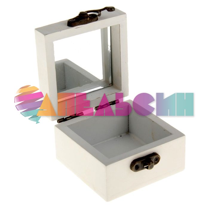 Шкатулка Корсунский крест 8х8см дерево 838155