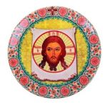 Магнит Спас Нерукотворный тарелочка d=6,5см 103121