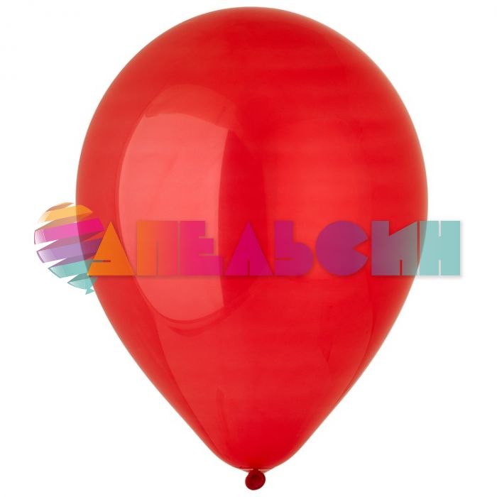 Шар кристалл Красный Э12"/30см (350) Apple Red 50шт/уп (Малайзия) 1102-1636