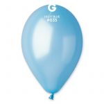 Шар металлик Голубой И10"/25см (035) Light Blue 100шт/уп (Италия) 1102-0281