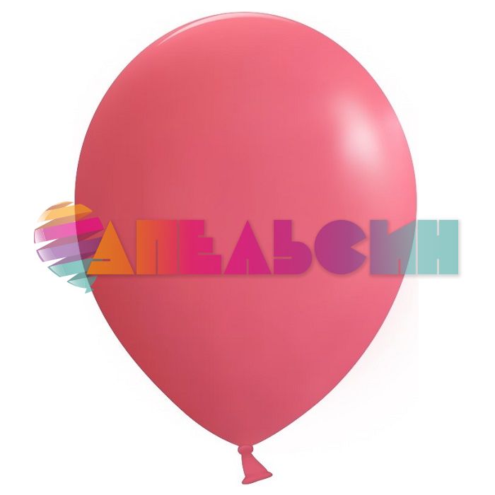 Шар пастель Розовый Д10"/25см Малиновый 100шт/уп (Китай) 610304