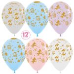 Шар латекс Зверята и сладости 12"/30см 50шт/уп (Колумбия) 162218