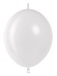 Шар ЛОЛ пастель Белый 06"/15см (L13) White 100шт/уп (Китай) 512-06L13