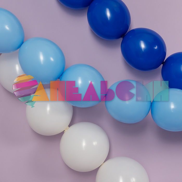 Шар ЛОЛ пастель Белый 06"/15см (L13) White 100шт/уп (Китай) 512-06L13