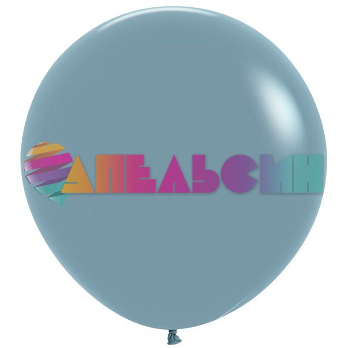 Шар пастель Голубой S24"/76см (140) Azul Blue 3шт/уп (Колумбия) 395623