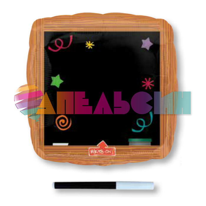 Шар фигура B-PAD Мелованная Школьная доска с маркером A32"/81см (США) 32742 1207-2194