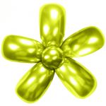 Шар ШДМ хром Зеленый Ш260 Lime Лайм 50шт/уп (Китай) 926033