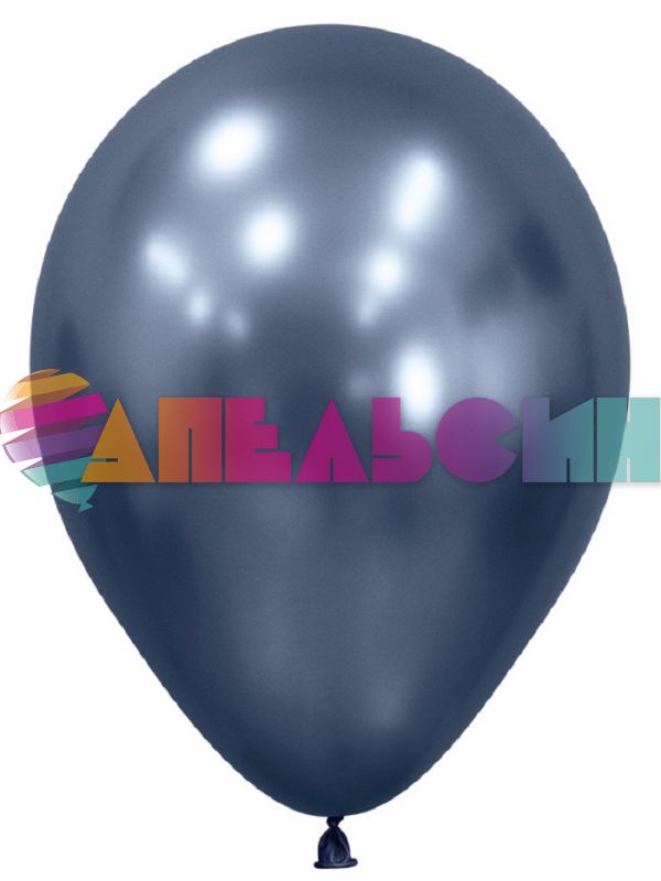 Шар хром Синий S12"/30см (944) Reflex Galaxy Blue галактический 12шт/уп (Колумбия) 420769