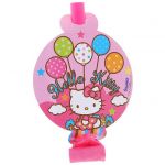 Язык-гудок Китти Hello Kitty 8шт/уп с карточкой 1501-1615