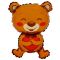Мини фигура Медвежонок с сердцем FL16"/41см с клапаном (Китай) 24622