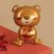 Мини фигура Медвежонок с сердцем FL16"/41см с клапаном (Китай) 24622