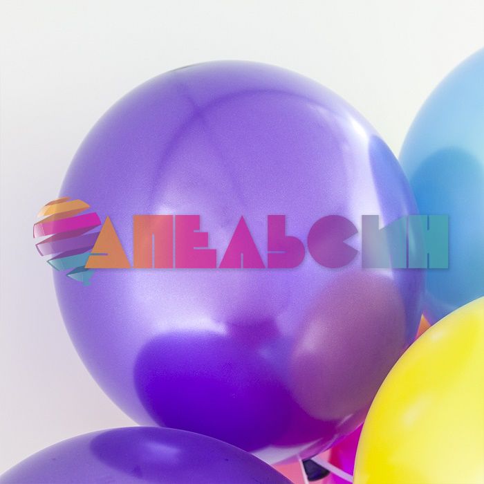 Шар металлик Ассорти VV12"/30см 100шт/уп (Малайзия) 711016