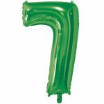 Шар цифра Зеленый Е26"/66см 7 Green (Китай) 1207-4885