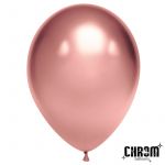 Шар хром Розовое золото Д12"/30см 50шт/уп (Китай) 611108