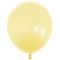 Шар пастель Желтый 512/12"/30см (H02) Yellow светлый 100шт/уп (Китай) макарунс 512-12H02