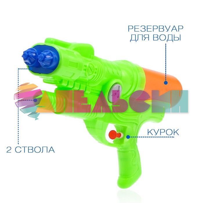 Водная пушка Бластер Дабл два ствола 30см 3+ 4620301