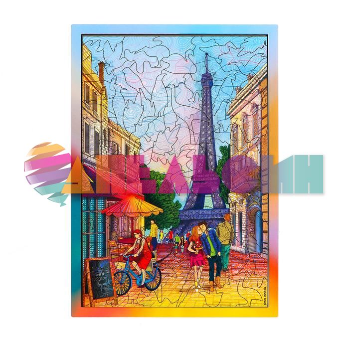 Пазл Эйфелевая башня 20х28см 120дет 10+ фигурный 6957667