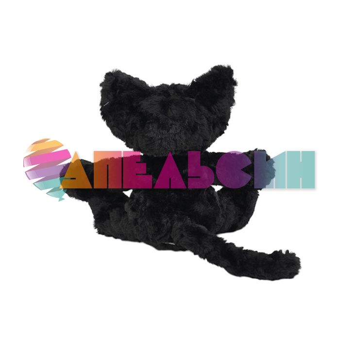 Игрушка Черный кот 20см сидя 191859