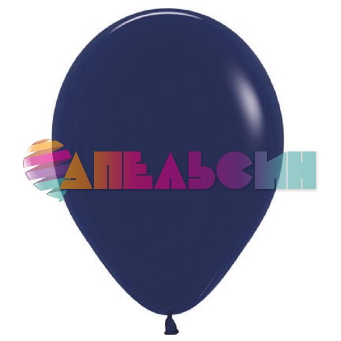 Шар пастель Синий S12"/30см (044) Navy Blue Темный 12шт/уп (Колумбия) 255361
