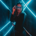 Очки с подсветкой BLUE синий 6066048