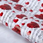 Бумага Сердца и ноты ЯТЛ 70х100см глянец 845965-1