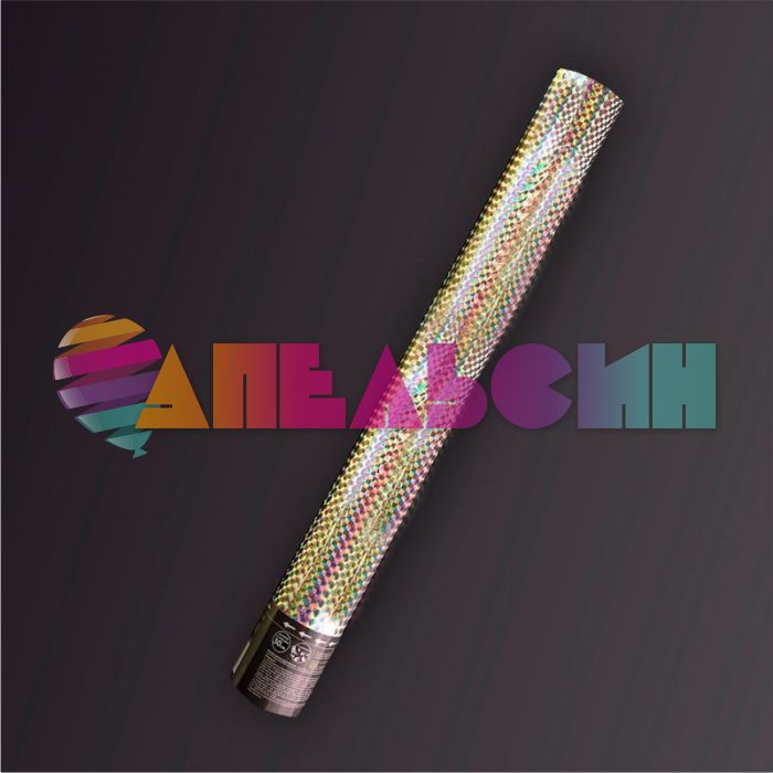 Хлопушка Серебро 60см голография 8260HG-S