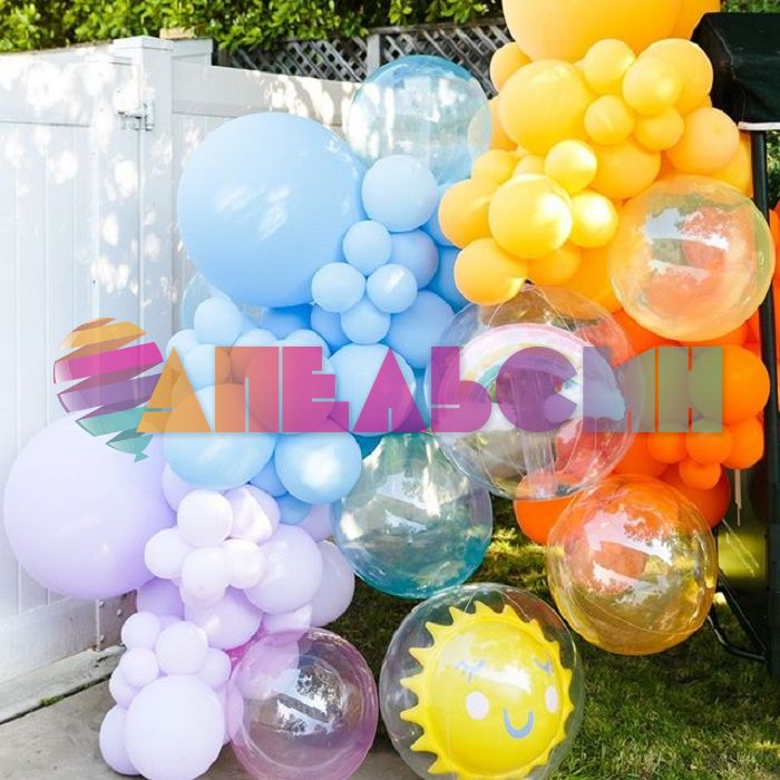 Шар пастель Желтый S24"/60см (020) Yellow 3шт/уп (Колумбия) 151656