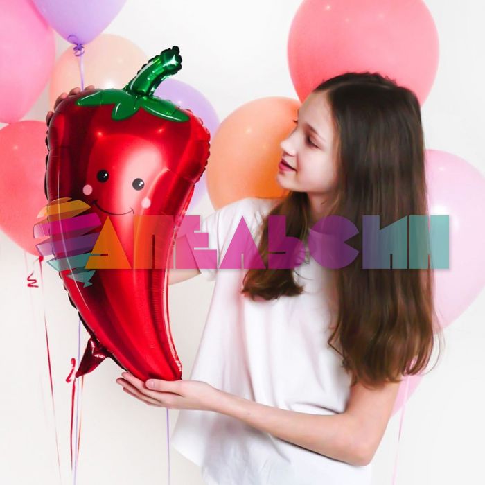 Шар фигура Перец чили Е26"/66см (Китай) 1207-5079