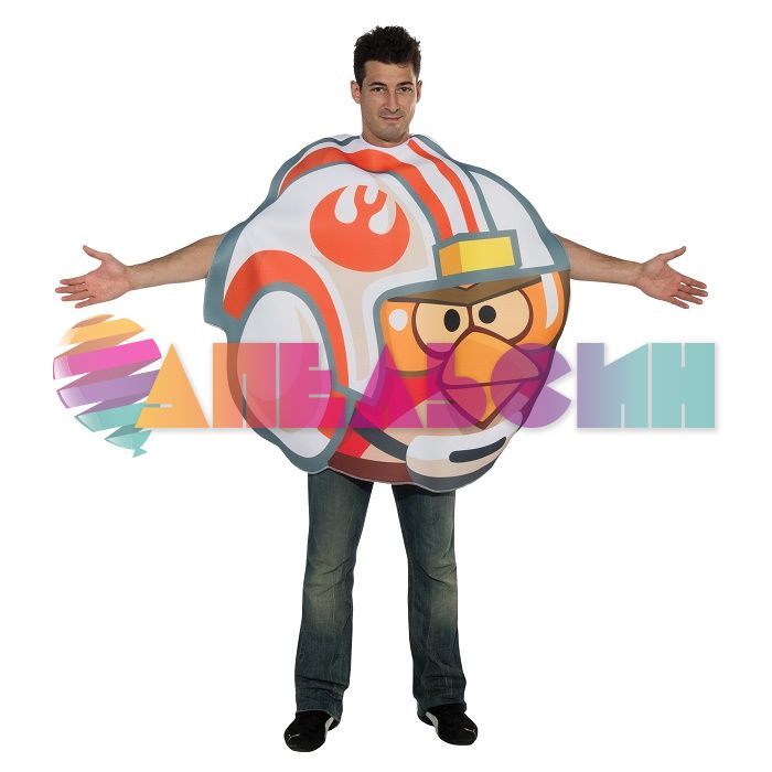 Костюм Злые птички Angry Birds Истребитель 150-180см ростовая кукла 886830-ПРОКАТ