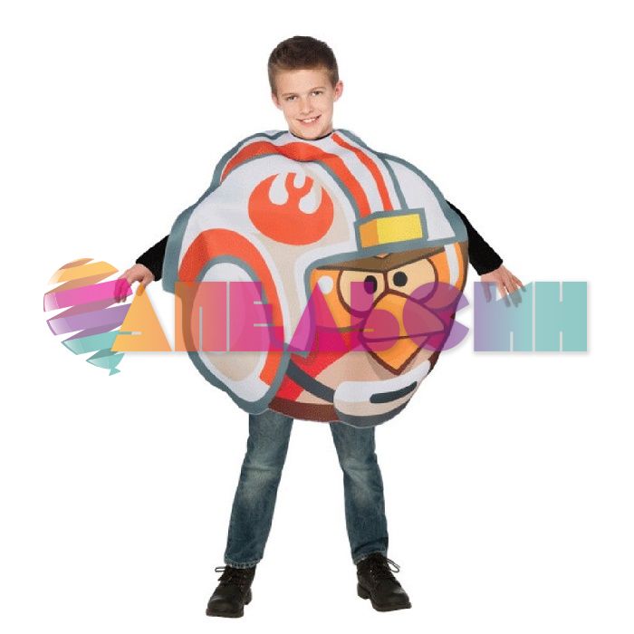 Костюм Злые птички Angry Birds Истребитель 150-180см ростовая кукла 886830-ПРОКАТ