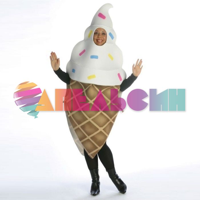 Костюм Мороженное ICE Cream 150-190см ростовая кукла 7153-ПРОКАТ