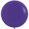 Шар пастель Фиолетовый S24"/60см (051) Violet 3шт/уп (Колумбия) 151878