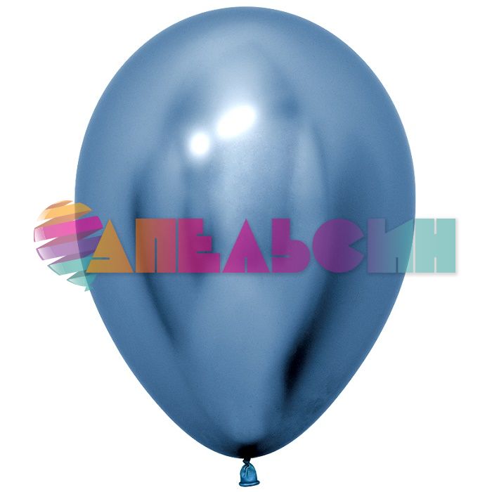 Шар хром Синий S12"/30см (940) Reflex Azul Blue 50шт/уп (Колумбия) 169583