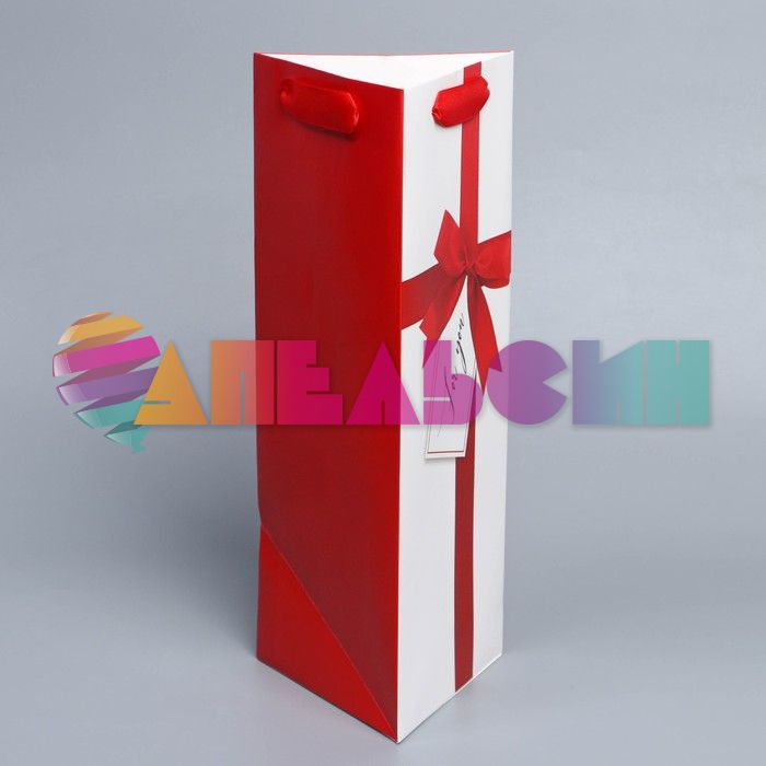 Пакет для бутылки For you 32х13х12см глянец 7997486-СТОК