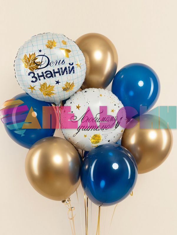 Шар фольга День знаний FL18"/48см круг (Китай) 26224