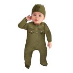 Костюм Солдатик малышок 2в1 (комбинезон, пилотка) 6-9 месяцев 75см 2624575-ПРОКАТ