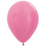 Шар металлик Розовый S05"/13см (412) Fuchsia 100шт/уп (Колумбия) 206257
