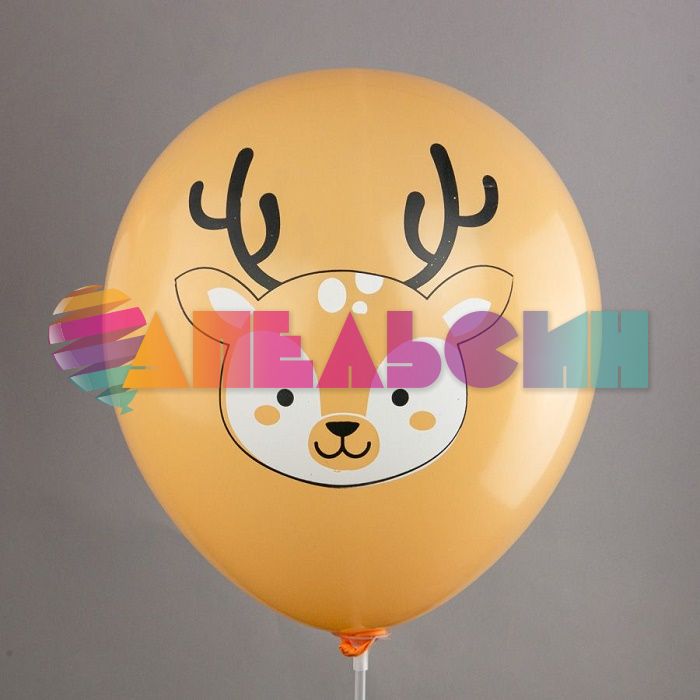 Шар латекс Зверята Лесные друзья 12"/30см 25шт/уп (Тайланд) Ч46335