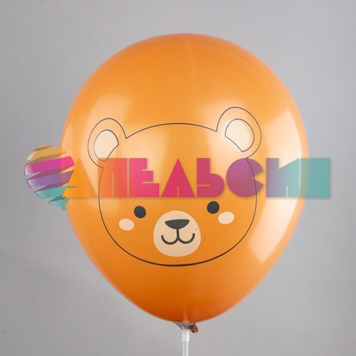 Шар латекс Зверята Лесные друзья 12"/30см 25шт/уп (Тайланд) Ч46335